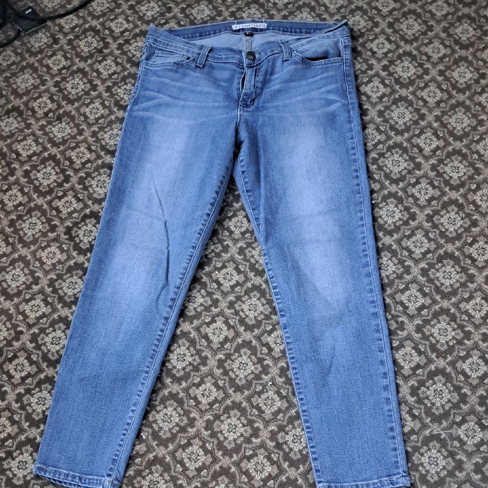 American Eagle Outfitters Light Blue Ankle Jeans